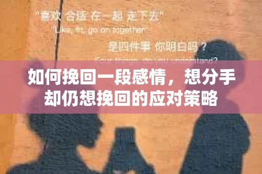 如何挽回一段感情，想分手却仍想挽回的应对策略