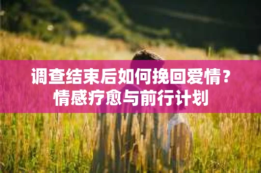 调查结束后如何挽回爱情？情感疗愈与前行计划