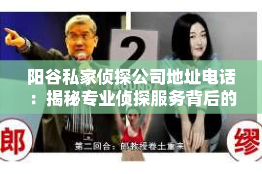 阳谷私家侦探公司地址电话：揭秘专业侦探服务背后的故事