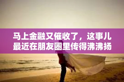 马上金融又催收了，这事儿最近在朋友圈里传得沸沸扬扬。说实话，我也有点好奇，这马上金融到底是怎么回事？催收又是怎么一回事？今天，我就来跟大家聊聊这个话题。