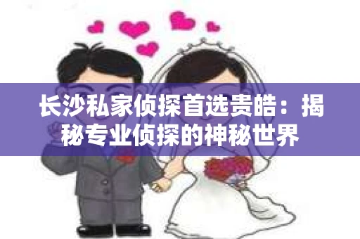 长沙私家侦探首选贵皓：揭秘专业侦探的神秘世界