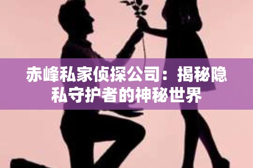 赤峰私家侦探公司：揭秘隐私守护者的神秘世界