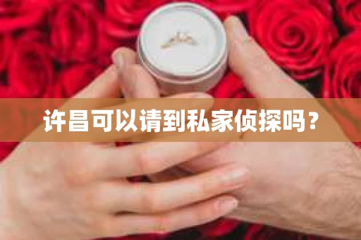 许昌可以请到私家侦探吗？