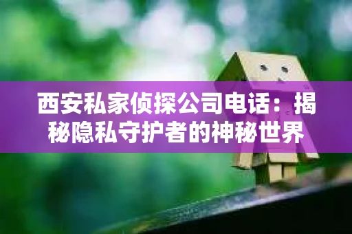 西安私家侦探公司电话：揭秘隐私守护者的神秘世界