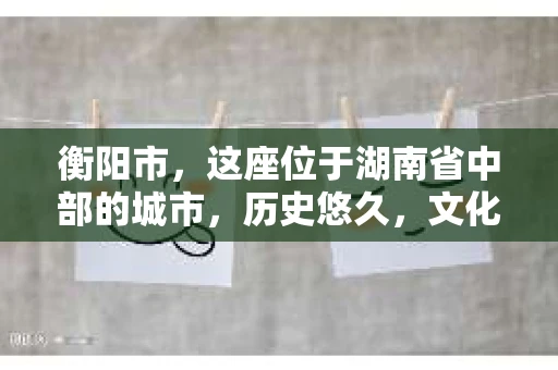 衡阳市，这座位于湖南省中部的城市，历史悠久，文化底蕴深厚。随着社会的发展，人们对于个人隐私的保护意识逐渐增强，私家侦探机构也应运而生。那么，衡阳市是否有私家侦探机构呢？今天，我们就来聊聊这个话题。